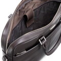 Męska torba na laptopa 15,6” z naturalnej skóry ciemny brąz 102-3U-604-4