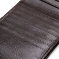 Męski portfel z rozkładanym panelem brązowy 21-1-262-L40