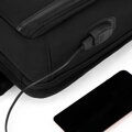 Wielofunkcyjny plecak do samolotu z portem USB czarny 100-3U-904-1