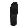 Męskie półbuty slip-on ze skóry czarne 100-M-504-1