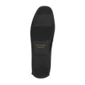 Męskie półbuty slip-on ze skóry naturalnej czarne 100-M-505-1