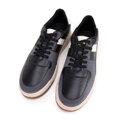 Męskie sneakersy z ekoskóry czarno - szare 99-M-715-1