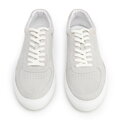 Męskie sneakersy zamszowe klasyczne jasny szare 96-M-710-8