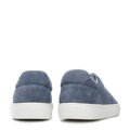 Męskie sneakersy zamszowe klasyczne niebieskie 96-M-710-N