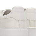 Męskie sneakersy ze skóry naturalnej licowej kremowe 101-M-510-0