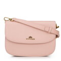 Damska crossbody ze skóry naturalnej różowa 100-4E-214-P