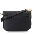 Dámska crossbody z pravej kože čierna 100-4E-214-1