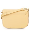 Dámska crossbody z pravej kože, žltá 100-4E-214-Y
