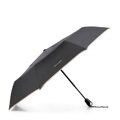 Parasol automatyczny z ozdobną lamówką czarno - złoty PA-7-900-1G