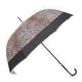 Parasol kopułowy półautomatyczny w zwierzęcy deseń czarno - złoty PA-7-915-9