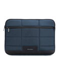 Pikowane etui na laptopa 15,6” granatowo - czarne 102-3P-101-7D