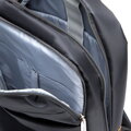 Plecak na laptopa 15'' z kontrastowymi wstawkami czarny 29-3P-101-1D