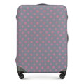 Pokrowiec na walizkę dużą szaro-różowy 56-30-033-44