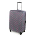 Pokrowiec na walizkę dużą szaro-różowy 56-30-033-44