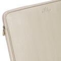 Pokrowiec na laptopa 15,6” ze skóry naturalnej beżowy 16-2-001-8