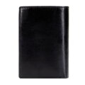 Rozkładany męski portfel ze skóry naturalnej czarny 21-1-008-L10