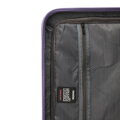 Zestaw walizek z ABS-u w poziome pasy fioletowy 56-3A-10S-24
