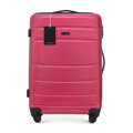 Zestaw walizek z ABS-u z zawieszką różowy 56-3A-65S-34Z5