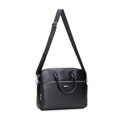 Skórzana męska torba na laptopa 15,6” czarna 102-3U-602-1
