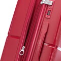 Średnia walizka z polipropylenu w okręgi czerwona 56-3T-302-31