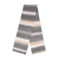 Szalik damski w stylu ombre szaro - beżowy 101-7F-201-89