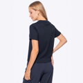T-shirt damski z bawełny granatowy D0-99-100-N