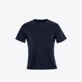 T-shirt damski z bawełny granatowy D0-99-100-N