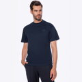 T-shirt męski z bawełny granatowy M0-99-100-N