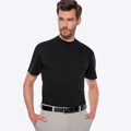 T-shirt męski z bawełny czarny M0-99-100-1