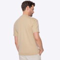 T-shirt męski z bawełny beżowy M0-99-100-9