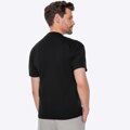 T-shirt męski z bawełny czarny M0-99-100-1