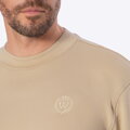 T-shirt męski z bawełny beżowy M0-99-100-9