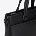 Torba na laptopa 13” z ekoskóry prosta czarna 95-3P-004-1D