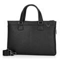 Torba na laptopa 14,5” z imitacji skóry czarna 100-3P-904-1