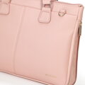 Torba na laptopa 14,5” z imitacji skóry różowa 100-3P-904-P