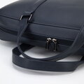 Torba na laptopa 15,6” z ekoskóry o dwóch fakturach granatowa 95-3P-006-7