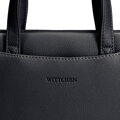Torba na laptopa z ekoskóry męska 13–14 cali czarna 102-3P-921-1