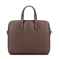 Torba na laptopa z ekoskóry męska 13–14 cali brązowa 102-3P-921-4