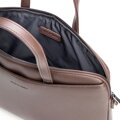 Torba na laptopa z ekoskóry męska 13–14 cali brązowa 102-3P-921-4