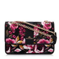 Dámska žakárová crossbody kabelka na retiazke, viacfarebná 99-4E-502-X10