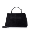 Dámska crossbody z lakovanej kože, čierna 29-4E-025-1