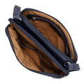 Dámska crossbody kabelka, dvojpriehradková, námornícka modrá 100-4Y-009-7