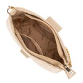 Dámska zapletená crossbody kabelka béžová 100-4Y-415-9