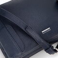 Dámska crossbody kabelka, dvojpriehradková, námornícka modrá 100-4Y-009-7