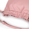 Dámska crossbody kabelka s ozdobnými zaväzovaniami, ružová 100-4Y-435-P