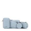 Sada crossbody kabeliek z ekokože, modrá 100-4Y-420-N