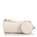 Sada crossbody kabeliek z ekokože, krémová 100-4Y-420-0