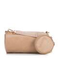Sada crossbody kabeliek z ekokože, béžová 100-4Y-420-9