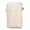 Sada crossbody kabeliek z ekokože, krémová 100-4Y-420-0