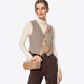 Sada crossbody kabeliek z ekokože, béžová 100-4Y-420-9